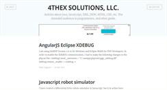 Desktop Screenshot of 4thex.com