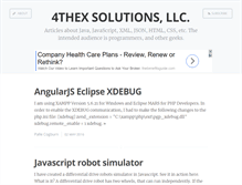 Tablet Screenshot of 4thex.com